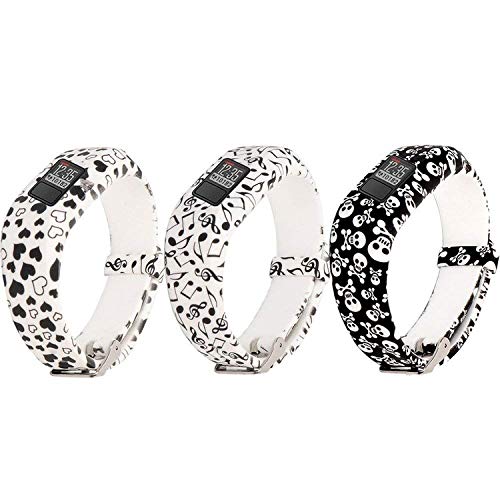 HWHMH Garmin Vivofit 3 Buckle Bracelet - Adjustable Wristband and Wristwatch Style - Silicone Replacement Secure Band for Garmin Vivofit 9...