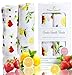 KloudBambu Muslin Swaddle Receiving Blankets, Strawberry Lemon, Extra Large Unisex Breathable Ultra Soft, Baby Registry Essentials