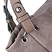 Handbags for Women WISHESGEM Large Capacity Ladies Hobo Purses Top Handle PU Leather Shoulder Bags Grey Brown