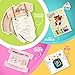 Baby Shower Games for Parents, Friends and Family | Set of 3 Fun Games: Mom Tummy Tape Measure + 50 Advice & Prediction Cards + Where’s My Pacifier | Gender Neutral Reveal Party Box for Boys and Girls