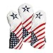 USA 3, 5, X Headcover Patriot Golf Vintage Retro Patriotic Fairway Wood Head Cover Fits All Modern Fairway Wood Clubs