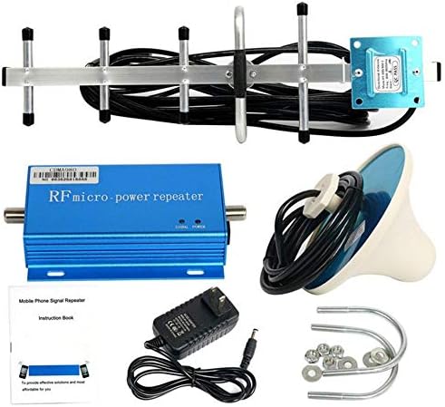Feketeuki 850MHz CDMA Cell Phone Signal 3G 4G Repeater Booster Amplifier with Aerial High Grain Signal Extender Kit for Home Office