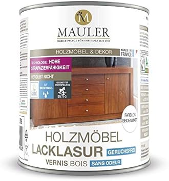 Mauler - Barniz para muebles de madera (seda) Roble oscuro 0 ...