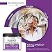 Purple Hair Mask - Remove Yellow & Overtones for Blonde Hair, Platinum & Ash Hair - Made in the USA - Goes Well with Purple Shampoo - for Brassiness with Retinol and Keratin - Overtone Purple - 8 oz