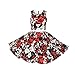 Girl's Classy Audrey 1950s Vintage Rockabilly Swing Party Dress With Belt by HBB