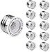 JACKYLED UL Listed E26 to E12 Adapter, Medium E26 E27 to Candelabra E12 Base Bulb Converter, 10 Pack