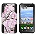 Huawei Raven Case, Full Body Fusion STRIKE Impact Kickstand Case - Pink Hunter Camouflage