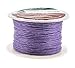 Mandala Crafts Lavender 1mm Waxed Cord for Jewelry Making - 109 Yds Lavender Waxed Cotton Cord for Jewelry String Bracelet Cord Wax Cord Necklace String