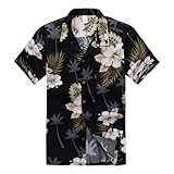 Palm Wave Men's Hawaiian Shirt Aloha Shirt