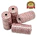 Red and White Twine, 328 Feet 100m Cotton Bakers Twine Perfect for Baking, Butchers, Crafts Wrapping