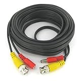 10' SECURITY CAMERA VIDEO CABLE SIAMESE CCTV BNC POWER