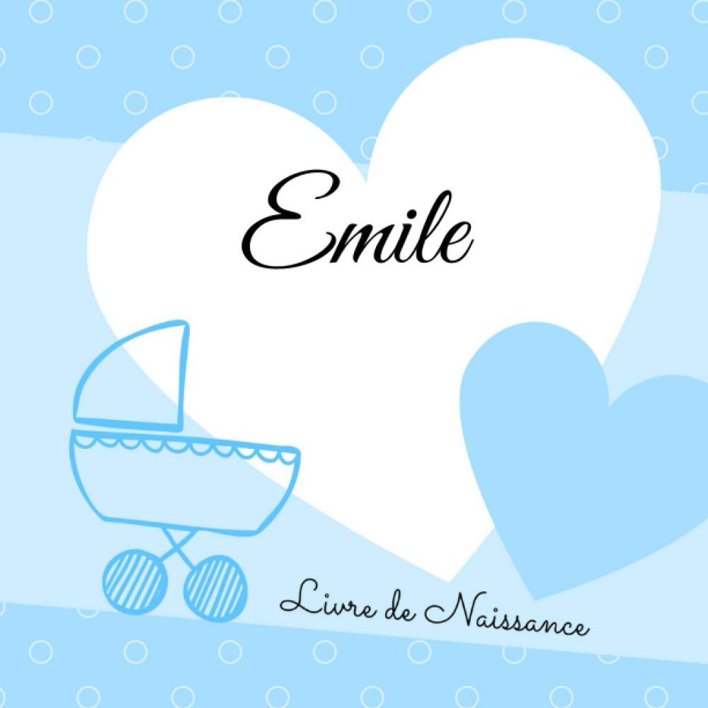 Livre De Naissance Emile Personnalise Couleur Album Photo Messages Souvenirs A Completer Livre De Naissance Avec Prenom Rose Ou Bleu French Edition Manot Angelique Amazon Com Books