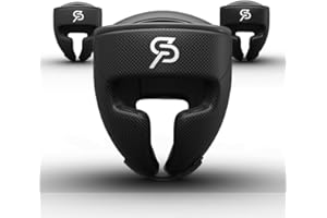 SAEEPABUL Boxing Headgear, Head Guard for Kids Adult Men, One Fits All Ages MMA Training and Kickboxing, Karate Taekwondo Muay Thai Headgear Martial Arts Helmet