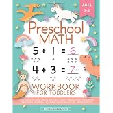 Preschool Math Workbook for Toddlers Ages 2-4: Beginner Math Preschool Learning Book with Number Tracing and Matching Activities for 2, 3 and 4 year olds and kindergarten prep