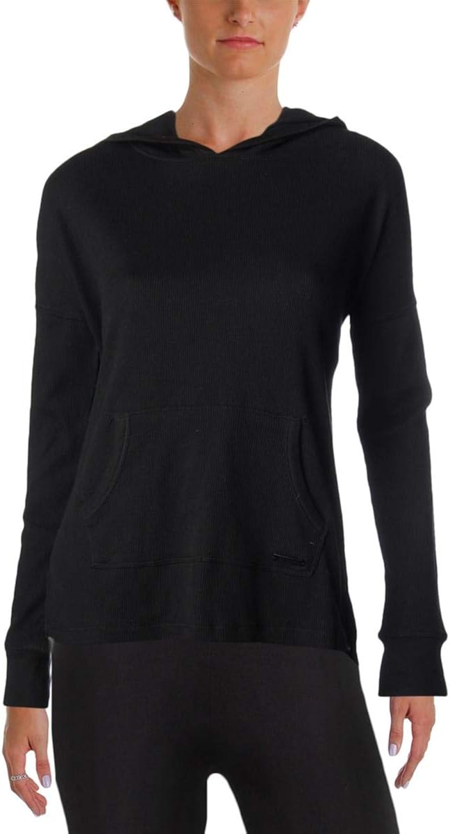 Calvin Klein Women's Over Sized Drop Shoulder Pullover Hoodie, Black, Medium at Amazon Women’s