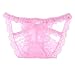 Jubileens Women's Sexy Panties Briefs Lace Knickers Lingerie Underwear (Pink)