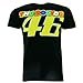 Valentino Rossi VR46 Moto GP The Doctor Black T-shirt Official 2017
