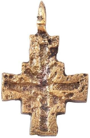 Authentic Christian Artifact Pendant Necklace Jewelry Medieval European Pilgrim's Cross