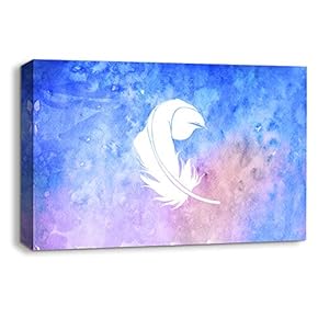Canvas Wall Art Abstract Ink Storry...