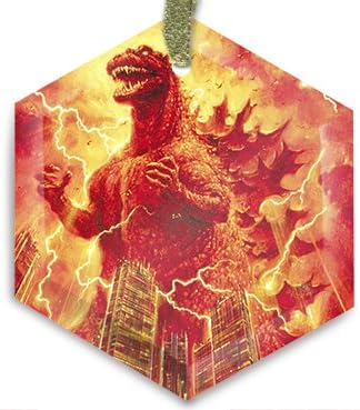 Movie Poster 43 - Godzilla Christmas Ornament & Sun Catcher