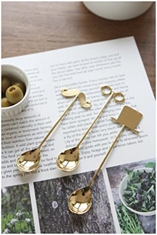 Classic Luxury Gentleman Teaspoon Set of 3 for Coffee Tea Icecream Yogurt