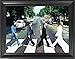 The Beatles Abbey Road 3D Poster Wall Art Decor Framed Print | 14.5x18.5 | Lenticular Posters & Pictures | Memorabilia Gifts for Guys & Girls Bedroom | John Lennon & George Harrison Band Music Album
