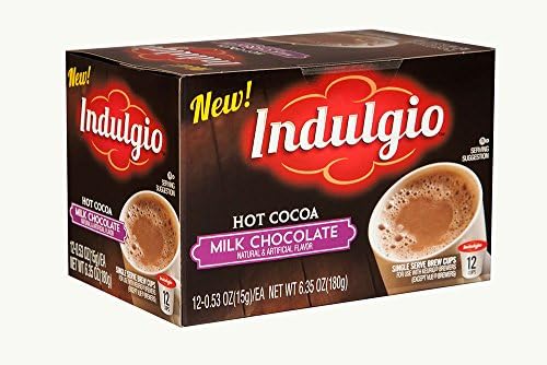 Milk Chocolate Cocoa Single Serve for Keurig K-Cup Brewers, 12 Count (Pack of 6)