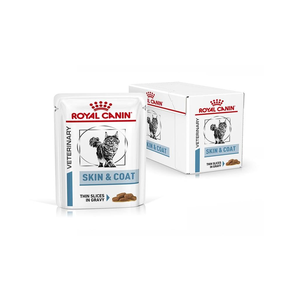 Royal Vet Feline Skin Coat Pouch Box 12X85Gr 1000g
