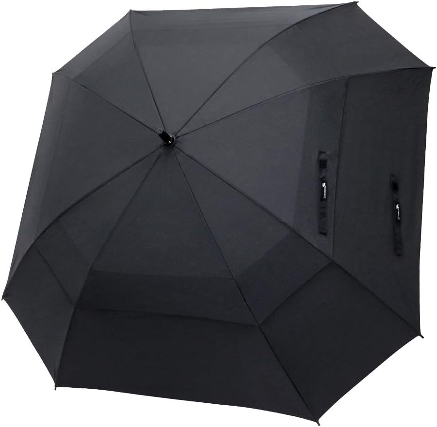 Kalolary Golf Regenschirm 157cm - Doppelter Baldachin Winddicht Wasserdicht
