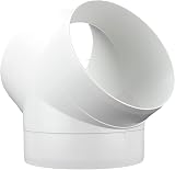 Blauberg UK 4" 100mm Ducting Y Piece for Ventilation Extractor Fans Bathroom view 4