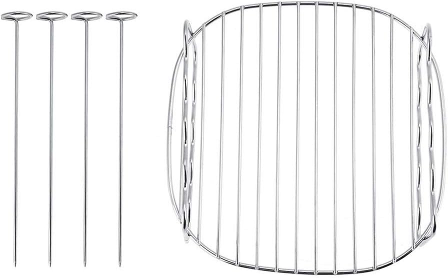 Replacement For Philips Air Fryer HD9225/HD9920/HD9231/HD9233/HD9904 Double Layer Rack Stainless Steel Holder