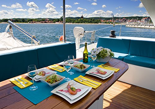 Creatable, 19956, Serie Sailing Weiss, Geschirrset 18 teilig Kaffeeservice, Porzellan, 30.5 x 24 x 32.5 cm, Einheiten – Bild 4