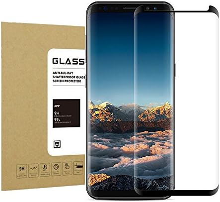 Galaxy S8 Tempered Glass Screen Protector,Halier 9H Hardness [Anti-scratches] [Crystal Clear] [Bubble Free] Premium Screen Protector for Samsung Galaxy S8