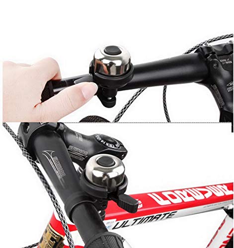 iLiveX Bike Bell, Upgraded Mini Brass Bicycle Bell, Loud Long Crisp Clear Sound, Great Bike Accessories, Cycling Ringing Horn - Thumbnail 3