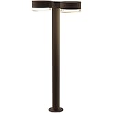 28In. Led Double Bollard