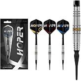 CUESOUL Hoper Darts Soft Tip Darts and Steel Tips Darts with OTO Dart Tip Points,High Grade Brass Dart Set with Koff Standard Flight