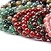 TGS Gems® Natural Wishing Healing Power Crystal Elastic Stretch Beaded Bracelet,Unisex Bracelet Stone Protection Amulet 8mm SL005A9