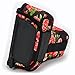 USA GEAR DSLR Camera Sleeve with Neoprene Protection, Holster Belt Loop and Accessory Storage - Compatible with Canon EOS Rebel T7, 850D, 250D, SL3, R7, Nikon D3500, D5600, and More (Floral)
