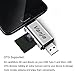 Vanja SD Card Reader USB Type C Micro USB OTG Adapter, USB 2.0 Portable Memory Card Reader for SDXC, SDHC, SD, MMC, RS-MMC, Micro SDXC, Micro SD, Micro SDHC Card…