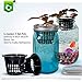 Cz All Star Round Heavy Duty Net Cups Pots Wide Lip Design - Orchids • Aquaponics • Aquaculture • Hydroponics Slotted Mesh by Cz Garden (3 inch Cz All Star Net Pots – 50 Black)