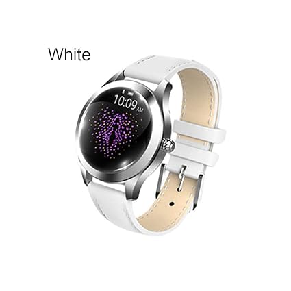 KW10 Pulsera inteligente Correa de acero Reloj pulsera Pulsera ...