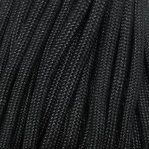 100ft 550 Paracord Parachute Cord Lanyard Mil Spec Type III 7 Strand Core (Black)