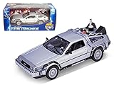 Welly 1/24 Scale Diecast Metal Delorean Time Machine Back to the Future Part II
