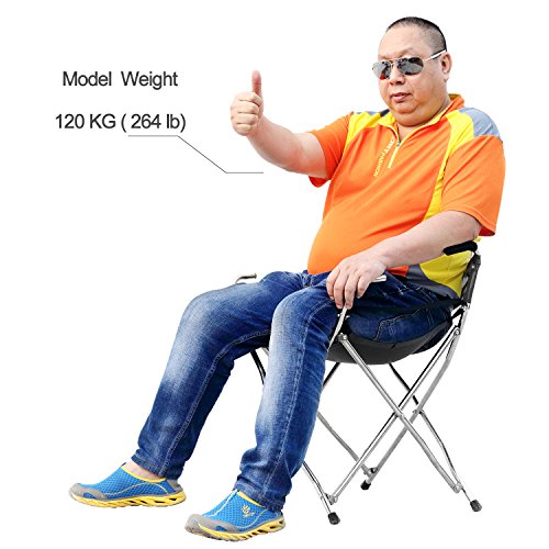 Frehsore® Canes and Walking Sticks Seat Collapsible 300lbs - Sport Folding Chair Seat Cane 4 Stool Walker for Camping (Heavy Duty Aluminum Alloy 1kg -2.2lb Weight XL Size Grey)