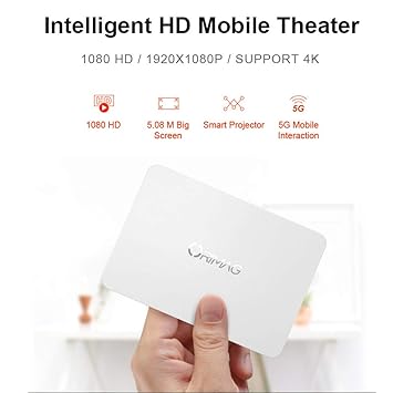 WIFI Proyector DLP Mini Portátil De Alta Definición En 3D De Vídeo ...