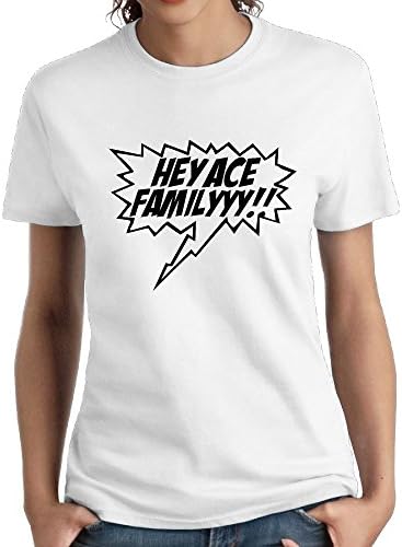 Gjshdhcui Women's Classic The Ace Family T-Shirts White L