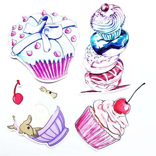 70pcs Lovely Pink Girl Summer Ice Cream Cold Drink Stickers Laptop Car Bicycle Suitcase Computer Water Bottle Mobile Phone Stickers Decals (Pink ice Cream)