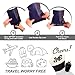 Wine Sleeve Bottle Protector, 4PK, Reusable- Best Bottle Protection for Transport- Use in Your Bag, Luggage or Suitcase for Travel, Leak-Proof, Double Bubble Protection Wine Skin Tote – Fun Gift Item