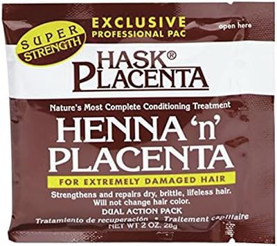 Hask Henna 'N' Placenta Conditioning Treatment, 2 Ounce