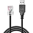 Smart APC ups USB console cable QNAP NAS Cord compatible for Synology APC 350 ES,550, ES 500,650,APC Back-UPS pro 700, 750 BE500R,3000,NS-1080,1500 XS,NS1250,BR1000G(AP9827 and 940-127B)